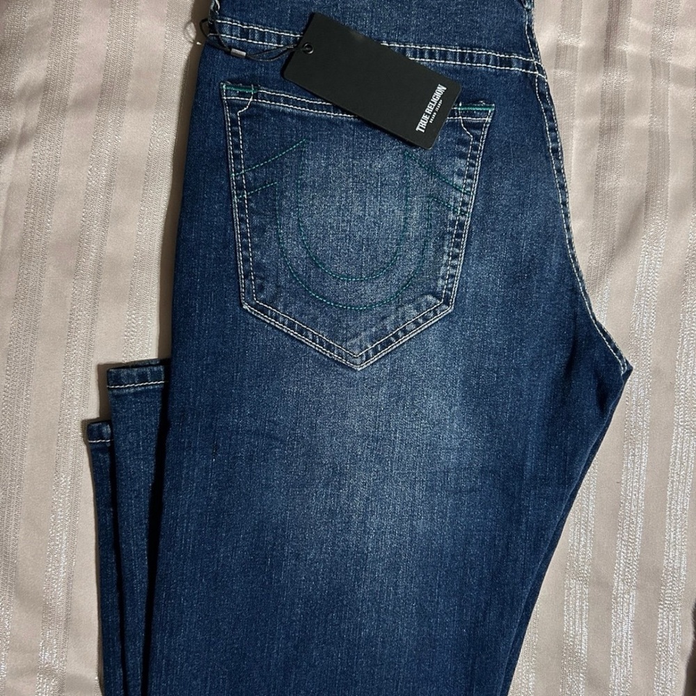 New True Religion Blue Denim Jeans